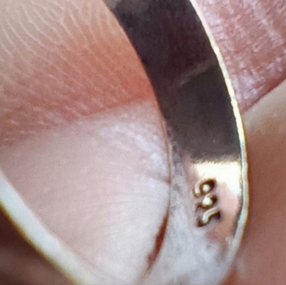 ♥️White Buffalo Turquoise Gemstone Boho Sterling Silver Ring - Picture 4 of 5